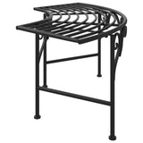 Tree Bench Black Steel Medium Durable Circular Tree Bench 318826