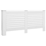 ZNTS Radiator Covers 2 pcs White 172x19x81.5 cm MDF 3051376