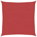 Sunshade Sail 160 g/m Red 7x7 m HDPE 311610