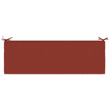 2-Piece Bench Cushions SOEST 2 pcs 100% Polyester Red 949445