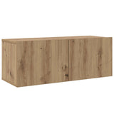 TV Cabinet Set Wall-mounted 3 pcs Artisan Oak Engineered Wood 3393140