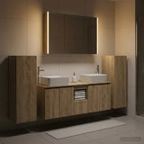 Bathroom Furniture Set 6 pcs Sonoma Oak 3407169