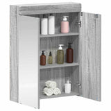 Bathroom Mirror Cabinet TULUM Grey Sonoma 60 x 16.5 x 78 cm 880367