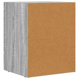 Bedside Table Grey Sonoma 40 x 35 x 50 cm Engineered Wood 891256