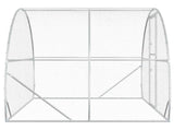 Chicken Coop Silver 200 x 300 x 200 cm Galvanised Steel 42042531