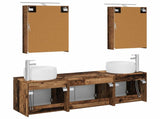 Bathroom Cabinet Set 5 pcs Old Wood Engineered Wood 3406517