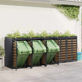 Wheelie Bin Storage for 5 Bins Anthracite 340 x 77.5 x 121.5 cm 3394776