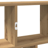 Wall Cube Shelf 12 Compartments Artisian Oak Engineered Wood 860021