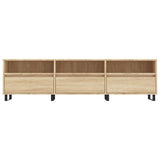 TV Cabinet Sonoma Oak 150x30x44.5 cm Engineered Wood 831303