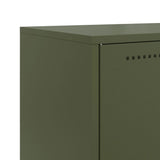 Sideboard Olive Green 68.5x38.5x107 cm Steel 846486