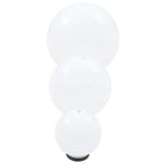 ZNTS LED Bowl Lamp Set 3 Pieces Spherical 20/30/40 cm PMMA 50659