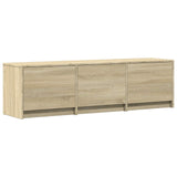 TV Cabinet with LED Sonoma Oak 140 x 34 x 40 cm Engineered Wood 3418712