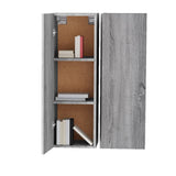 ZNTS TV Cabinets 2 pcs Grey Sonoma 30.5x30x90 cm Engineered Wood 815750