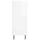 Sideboard High Gloss White 69.5x34x90 cm Engineered Wood 828062