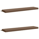 2-Piece Bench Cushions SOEST 2 pcs 100% Polyester Taupe 950013