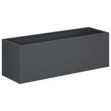 Garden Planter 2 pcs Anthracite 60 x 20 x 20 cm 8005153