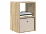 Bedside Table with Drawer 2 pcs Sonoma Oak 30.5 x 27 x 59.5 cm 8000617