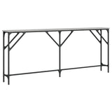 Console Table Grey Sonoma 180x23x75 cm Engineered Wood 837770