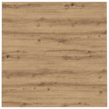 Coffee Table Artisan oak 100 x 100 x 40 cm Engineered Wood 883501