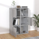 Storage Cabinet Grey Sonoma Engineered wood Medium 815454