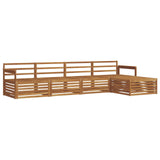 Outdoor Sofa Set 5 pcs Natural 3373284