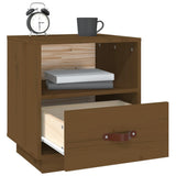 Bedside Cabinets 2 pcs Honey Brown 40x34x45 cm Solid Wood Pine 818302