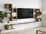 Wall-Mounted TV Shelf Artisan Oak 180 x 15 x 94 cm 8012299