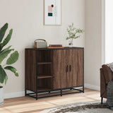 Sideboard Brown Oak 92x35x76 cm Engineered Wood 849023