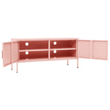 TV Cabinet Pink 105x35x50 cm Steel 336229