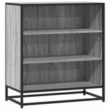 Sideboard Grey Sonoma 68x35x76 cm Engineered Wood and Metal 848977