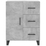 Highboard Concrete Grey 69.5x34x180 cm Engineered Wood 3195927