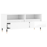 TV Cabinet High Gloss White 100x34.5x44.5 cm Engineered Wood 831230