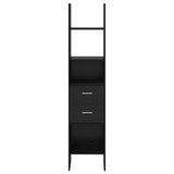 Book Cabinet Black oak 40 x 35 x 180 cm Engineered wood 875441