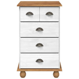 Chest of Drawer ASKIM White 45.8 x 40 x 79 cm Solid Pine wood 4105417
