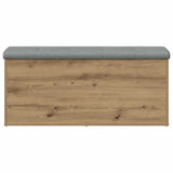 Storage Bench Artisan Oak 102x42x45 cm Engineered Wood 857620