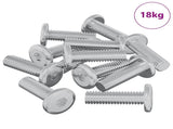 Screw 1593 pcs Silver 8 x 25 mm Steel 864600