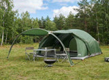 Tunnel Tent Green 370 x 275 x 210 cm Polyester and Steel 42028677