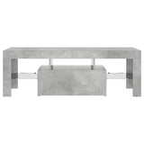 TV Cabinet with LED Lights Concrete Grey 120x35x40 cm 804350