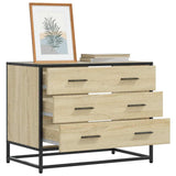 Drawer Cabinet Sonoma Oak 70x41x56 cm Engineered Wood 849075