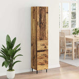 Highboard Old Wood 34.5 x 34 x 180 cm Engineered Wood 3415689