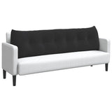 Back Pillow Black 180 x 24 x 50 cm Velvet 42014580