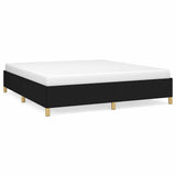 Bed Frame without Mattress Black 180x200 cm Super King Super King Fabric 349871