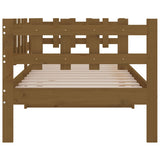 Day Bed without Mattress Honey Brown 80x200 cm Solid Wood Pine 820754