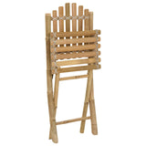 Garden Chair 4 pcs Natural Bamboo 42028078