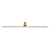 Rain Shower Head Stainless Steel 50 cm Round Gold 147707