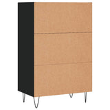 Highboard Black 57x35x90 cm Engineered Wood 827229