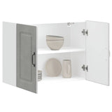 Kitchen Wall Cabinet Kalmar Concrete Grey Engineered Wood 853591