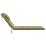 Sunlounger Cushion GEMERT 100% Polyester Light Green 947515