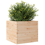 ZNTS Garden Planter 80x80x68.5 cm Solid Wood Pine 3282479