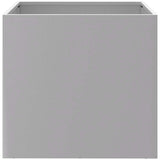 Planter Silver 49x47x46 cm Galvanised Steel 841569